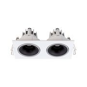 Cevon Dark Art Tilt/Rotate - 2x 11W Double Downlight gallery detail image