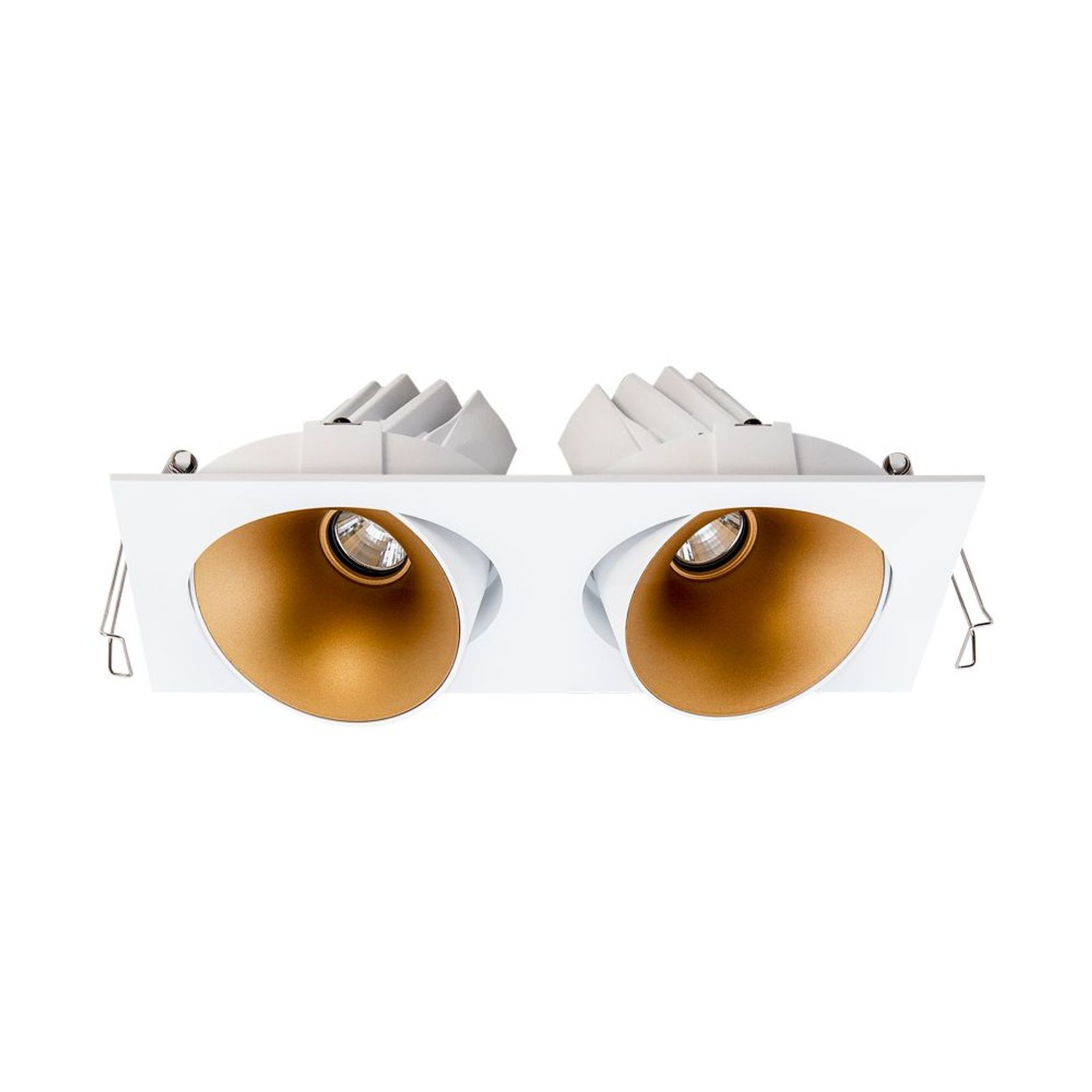Cevon Dark Art Tilt/Rotate - 2x 14W Double Downlight gallery detail image