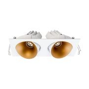 Cevon Dark Art Tilt/Rotate - 2x 14W Double Downlight gallery detail image