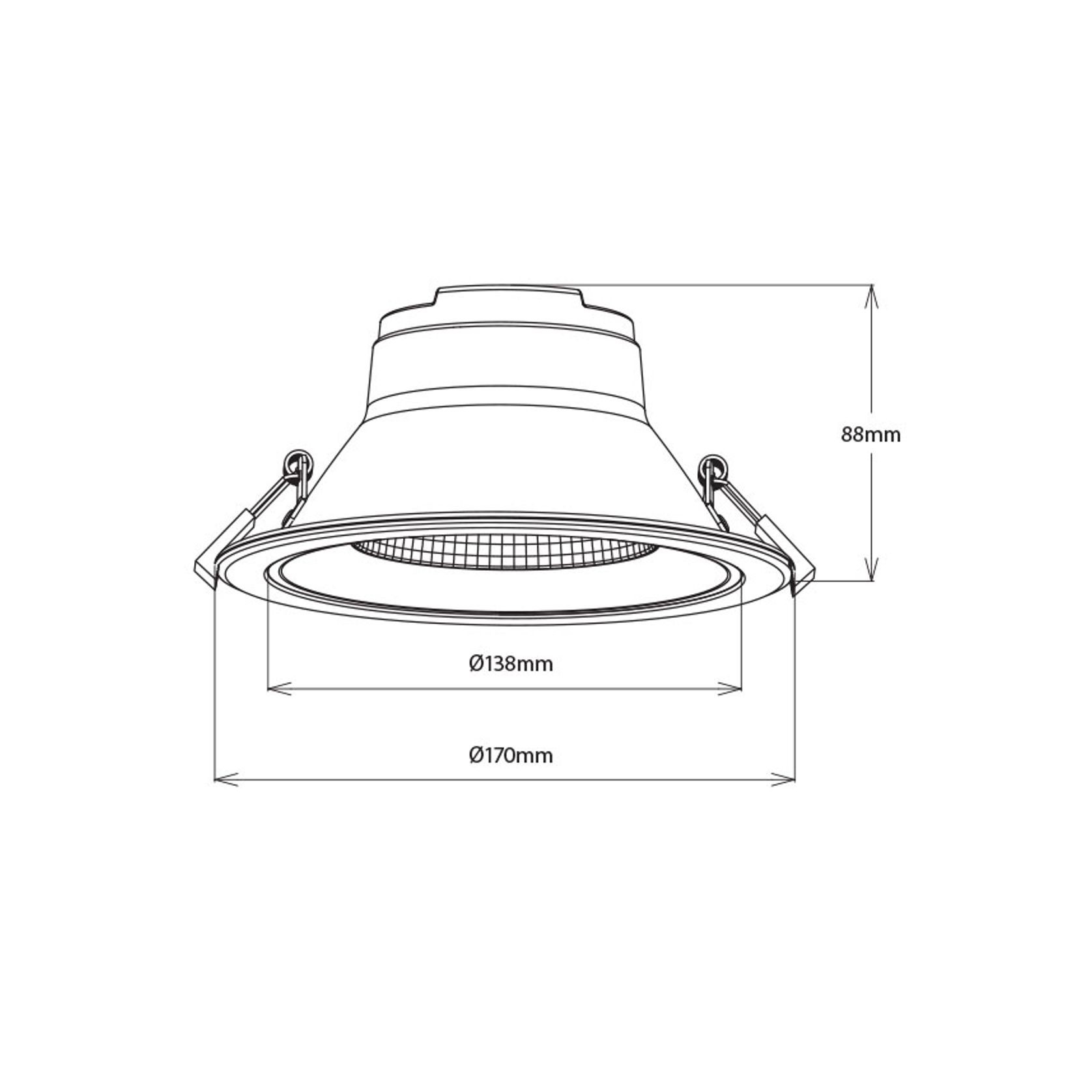 sLED Commercial Downlight gallery detail image