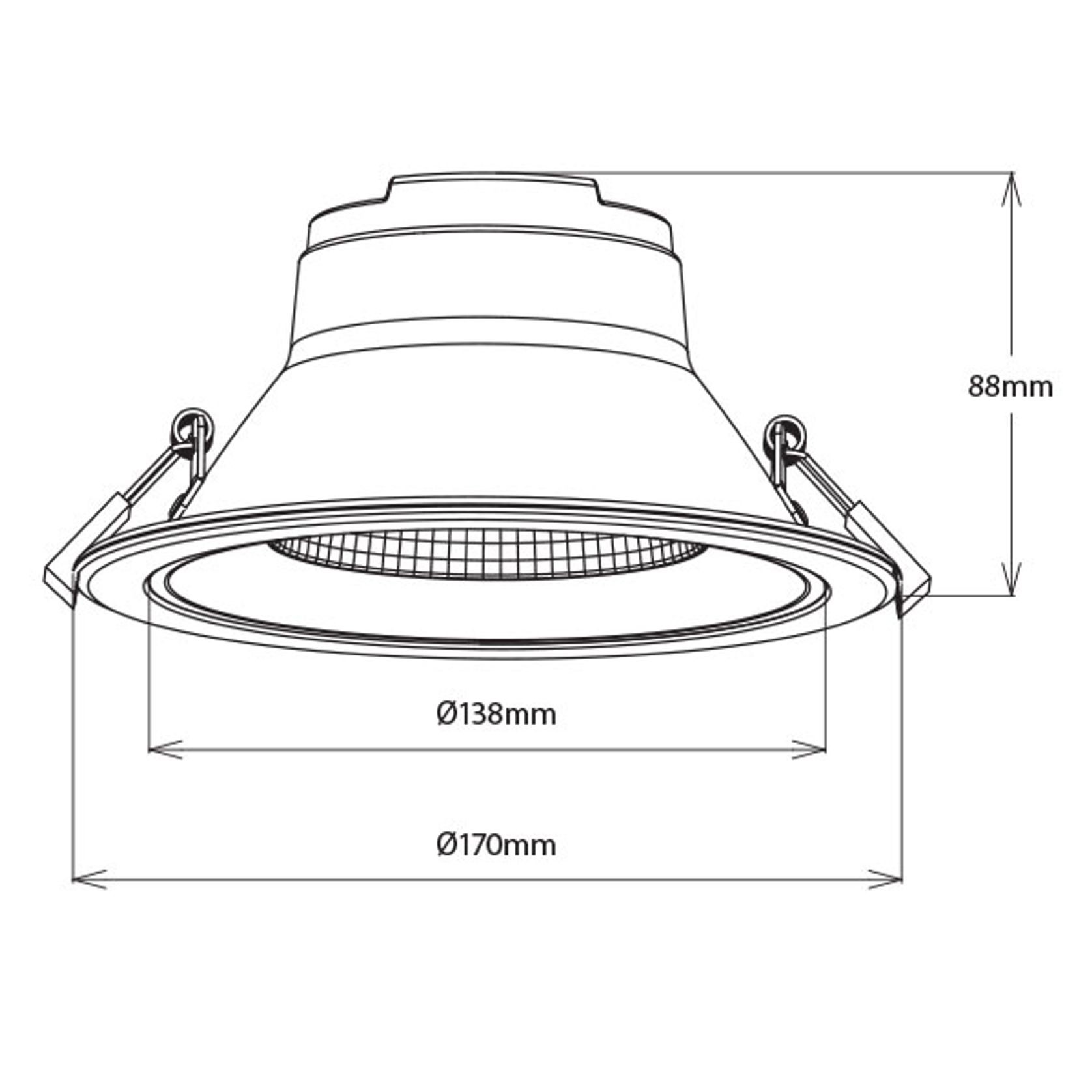 sLED Commercial Downlight gallery detail image