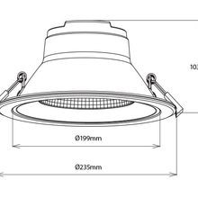 sLED Commercial Downlight gallery detail image