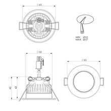 ZELA Fixed Downlight gallery detail image