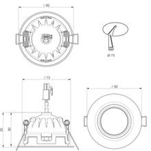 ZELA Tiltz Downlight gallery detail image