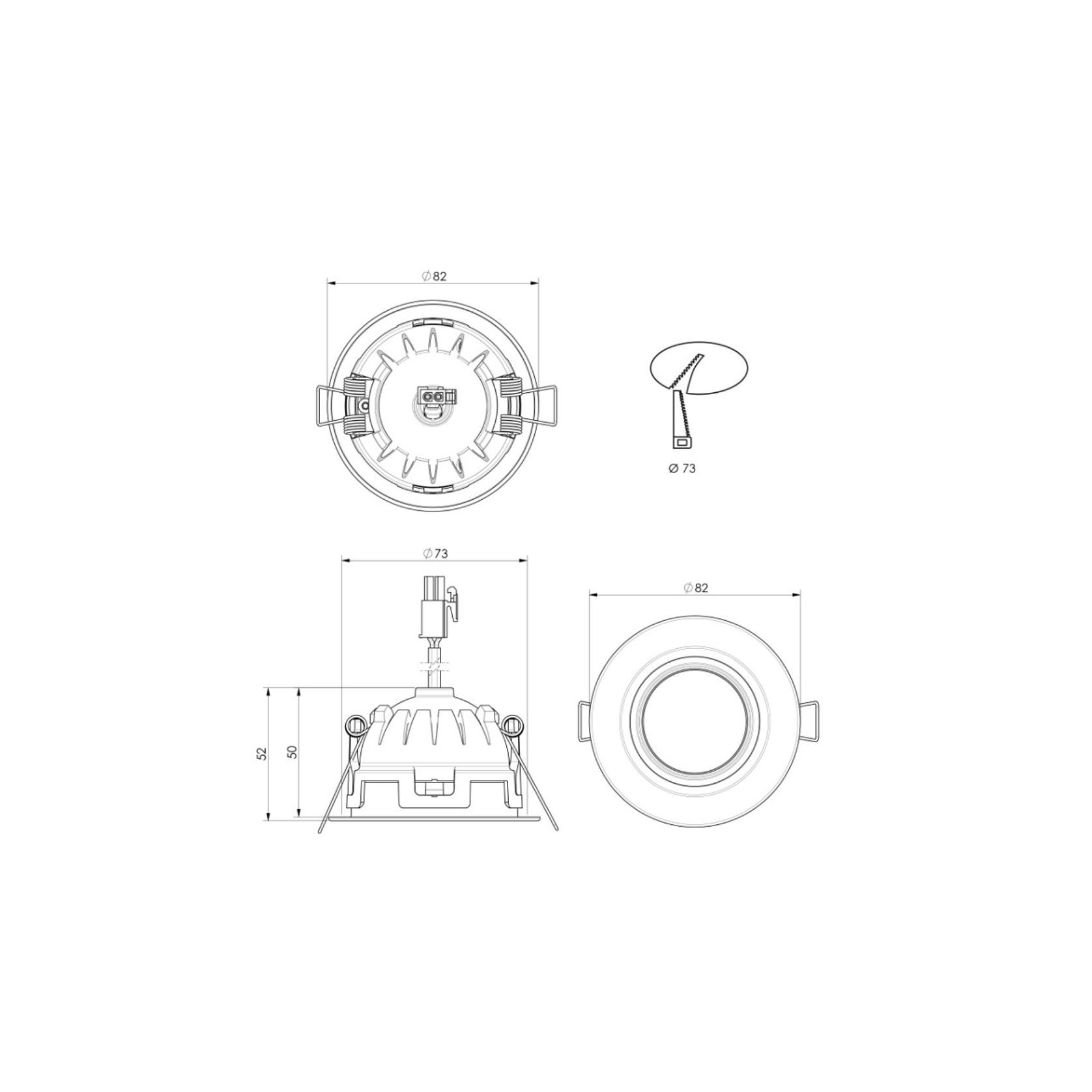 ZELA Tiltz Downlight gallery detail image