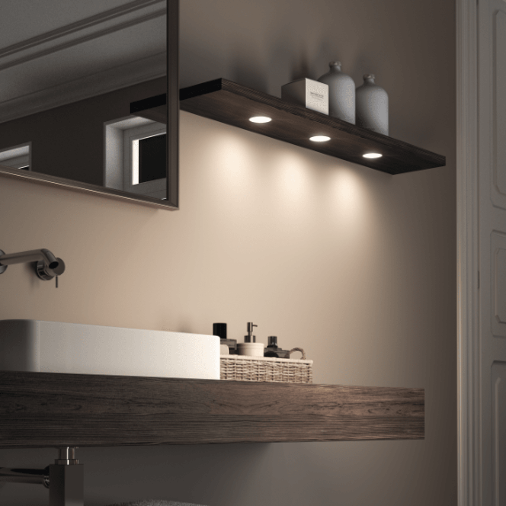 L&S Nube Round Emotion LED Light 12V gallery detail image
