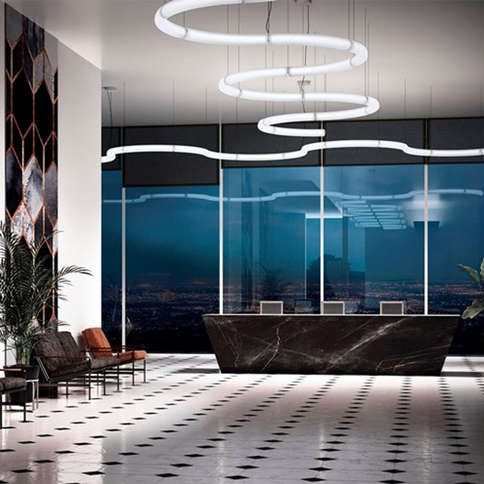 Martinelli Luce Mamba Wall Light gallery detail image