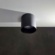 20W York surface mounted downlight in black fitting colour