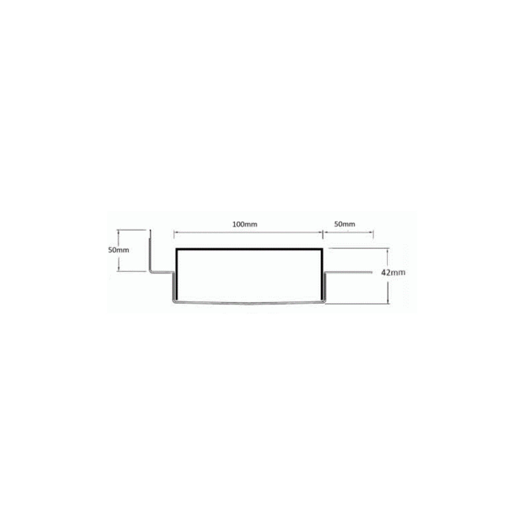 100TRiMTLF Tile Flange gallery detail image