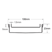 100Tii20MTL Tile Insert Drain gallery detail image