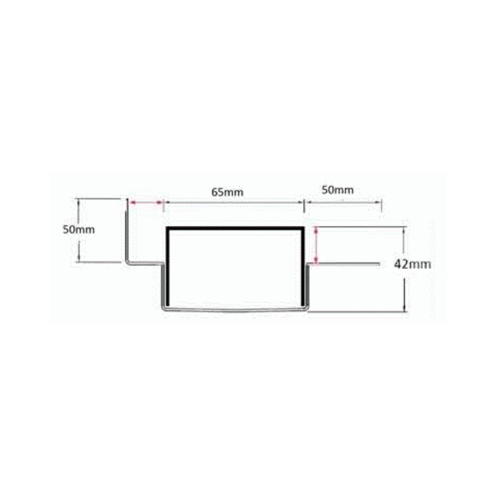 65PPSiMTLF Tile Flange gallery detail image
