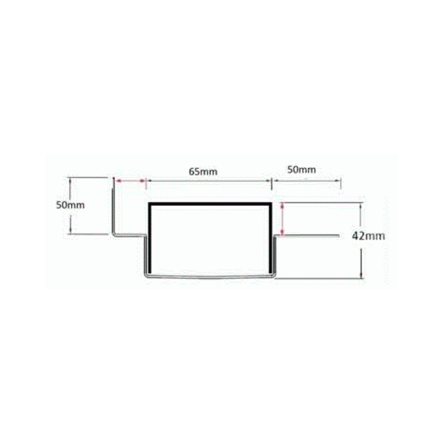 65PPSiMTLF Tile Flange gallery detail image