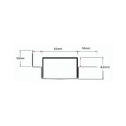 65PPSiMTLF Tile Flange gallery detail image