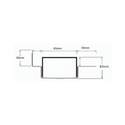 65PPSiMTLF Tile Flange gallery detail image