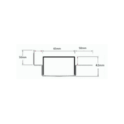 65PSiMTLF Tile Flange gallery detail image