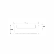 65TiGALLBL25 Drainage System with Black Powder Coat gallery detail image