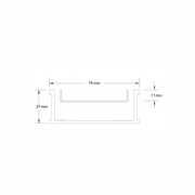 65TiGALLBL25 Drainage System with Black Powder Coat gallery detail image