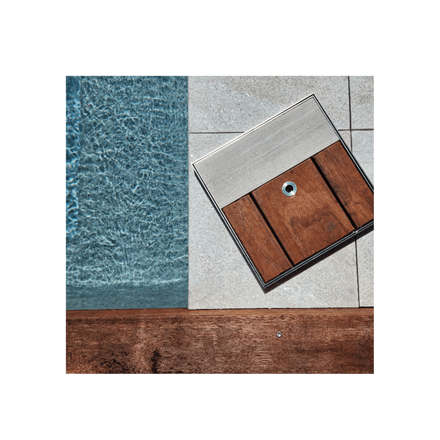 Bluescape Concealed Skimmer Lid - Stainless Steel gallery detail image