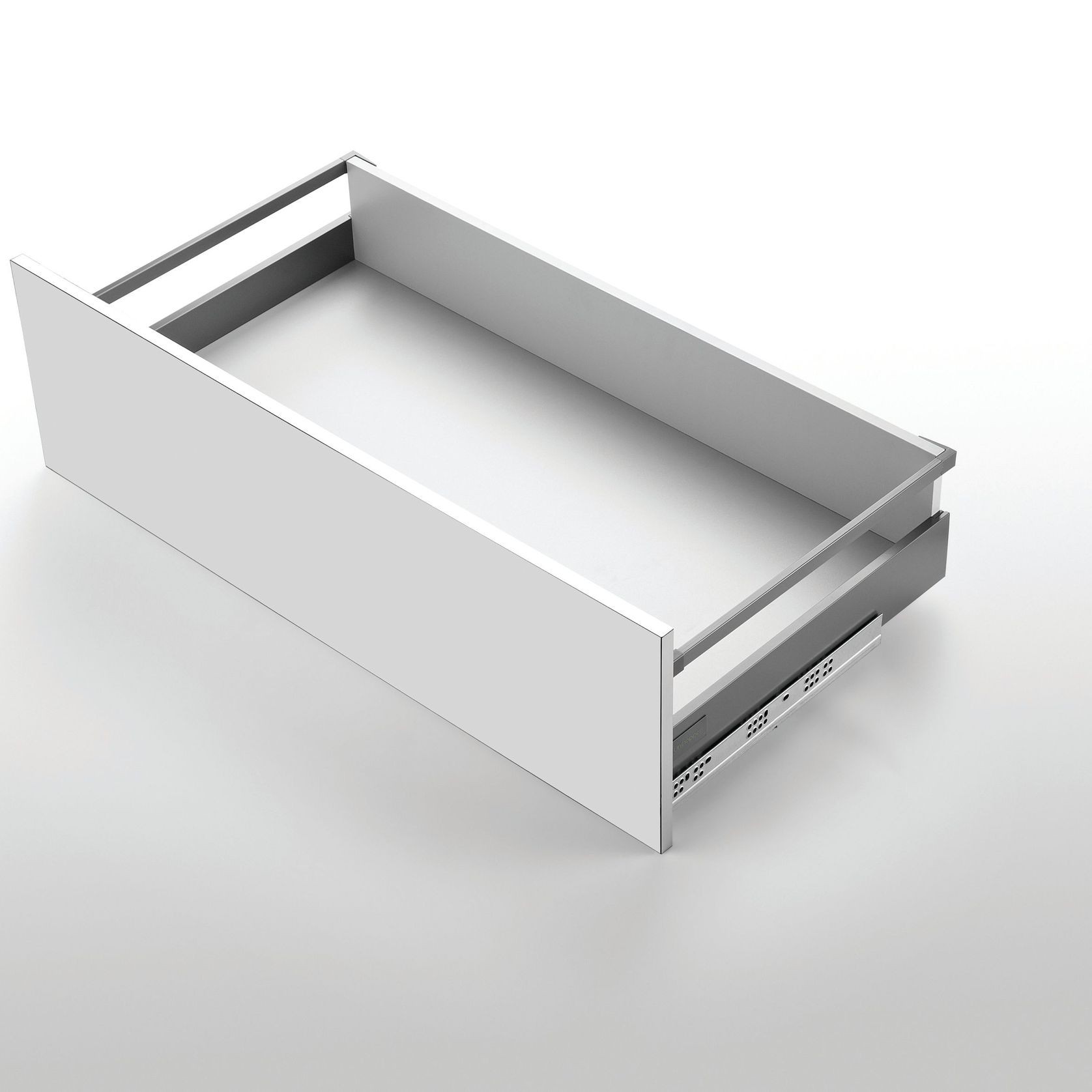 Enko SLIMBOX - Soft Close Drawer System White Knock In gallery detail image