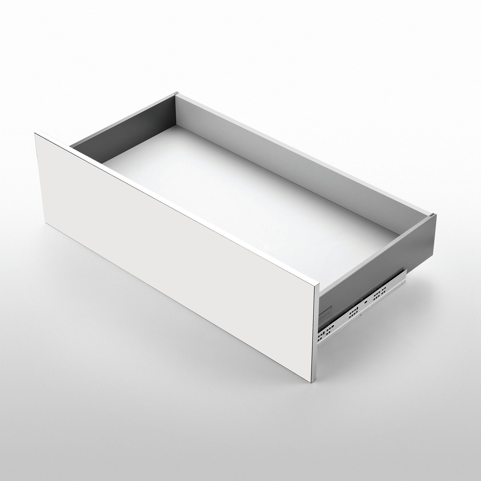 Enko SLIMBOX - Soft Close Drawer System White Knock In gallery detail image