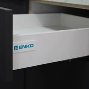 Enko SLIMBOX - Soft Close Drawer System White Screw On gallery detail image