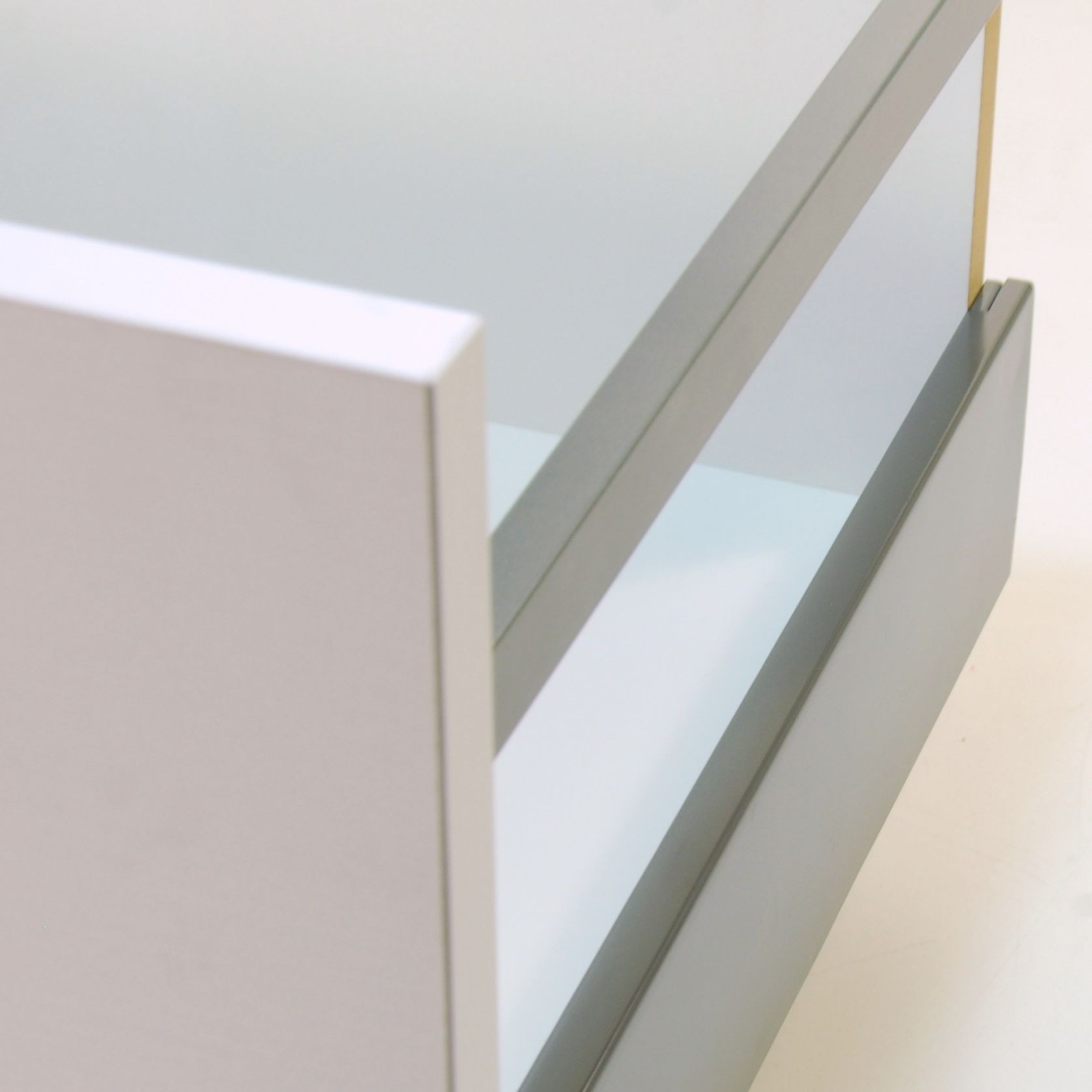 Enko SLIMBOX - Soft Close Drawer System White Knock In gallery detail image