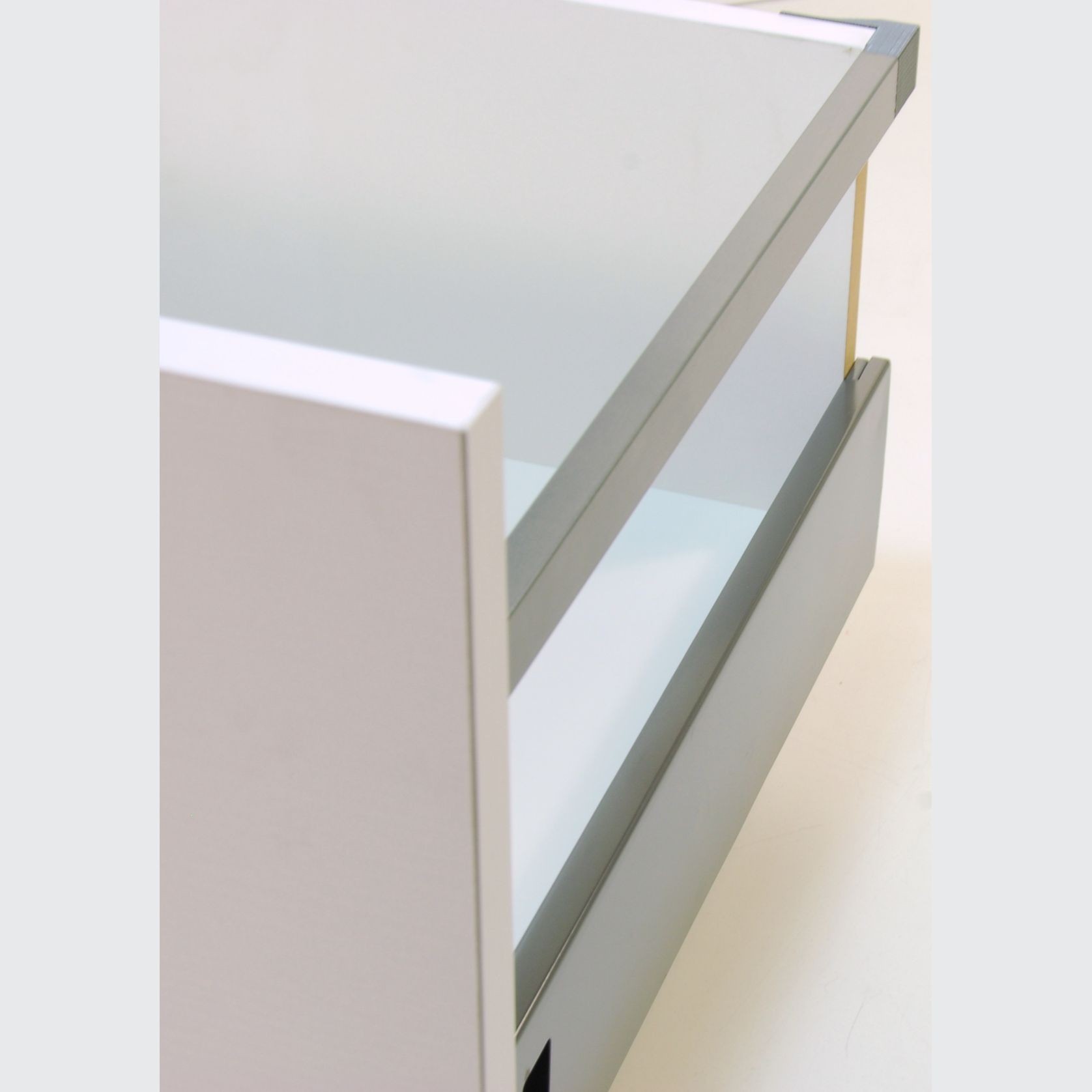 Enko SLIMBOX - Soft Close Drawer System White Knock In gallery detail image