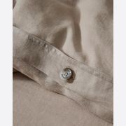Ravello Linen Quilt Cover - Shell | Weave Home Bed Linen gallery detail image