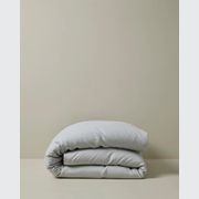 Ravello Linen Quilt Cover - Silver | Weave Home Bed Linen gallery detail image