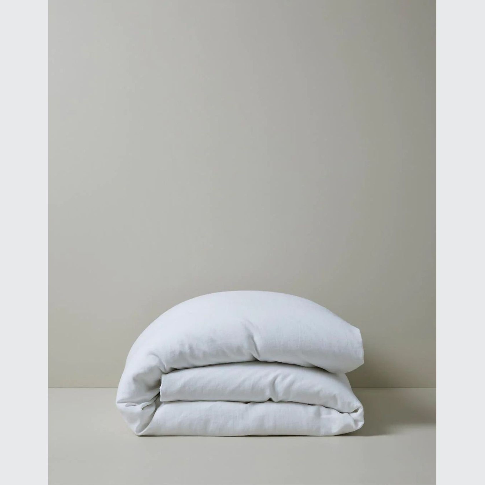 Ravello Linen Quilt Cover - White | Weave Home Bed Linen gallery detail image