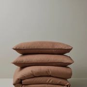Ravello Linen Quilt Cover - Biscuit | Weave Home Bed Linen gallery detail image