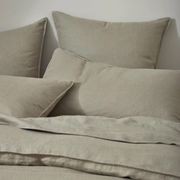 Ravello Linen Quilt Cover - Caper | Weave Home Bed Linen gallery detail image