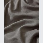 Ravello Linen Quilt Cover - Charcoal | Weave Home Bed Linen gallery detail image