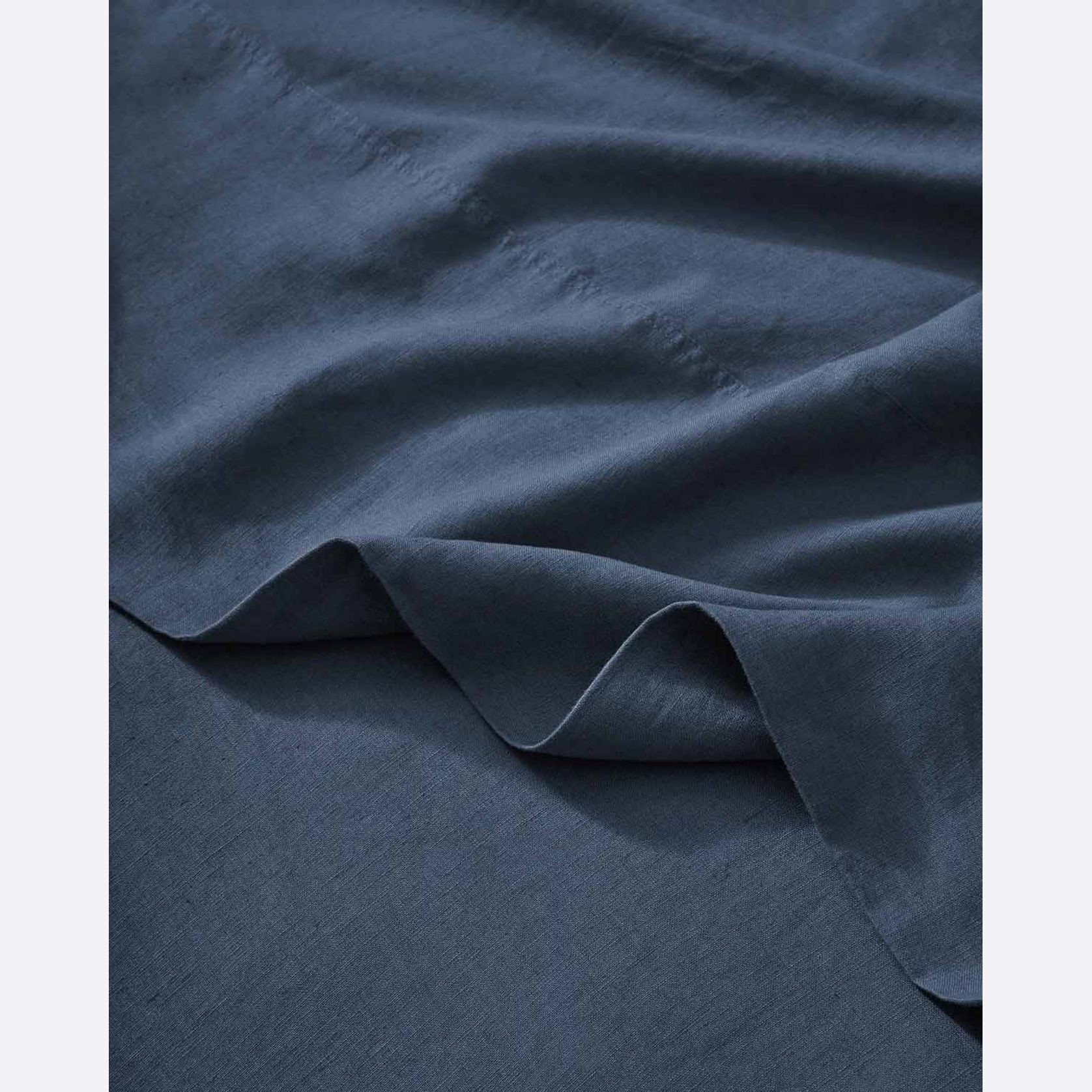Ravello Linen Quilt Cover - Denim | Weave Home Bed Linen gallery detail image