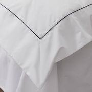 Cotton Percale Duvet Covers With Piping gallery detail image