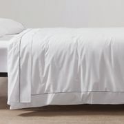Cotton Percale Duvet Covers With Piping gallery detail image