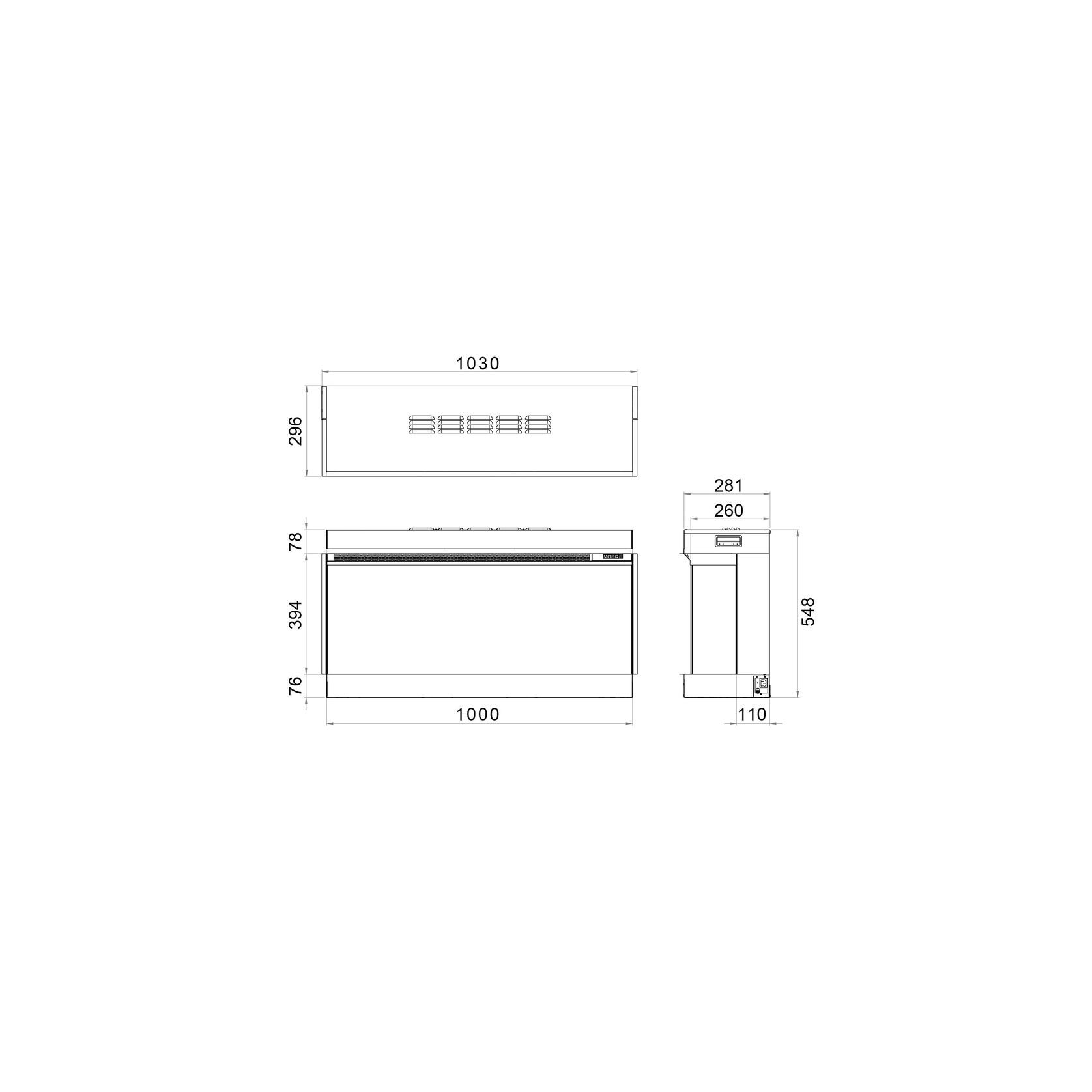 Rinnai ES 1000 Electric Fire gallery detail image