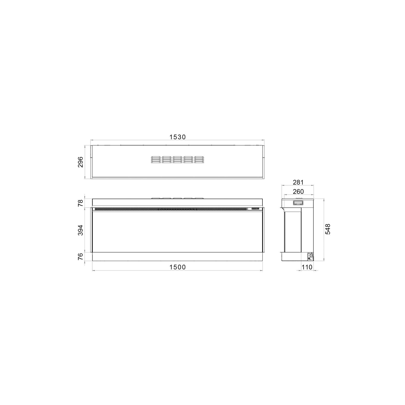 Rinnai ES 1500 Electric Fire gallery detail image