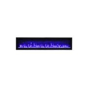 Amantii 74" Symmetry Electric Fireplace gallery detail image