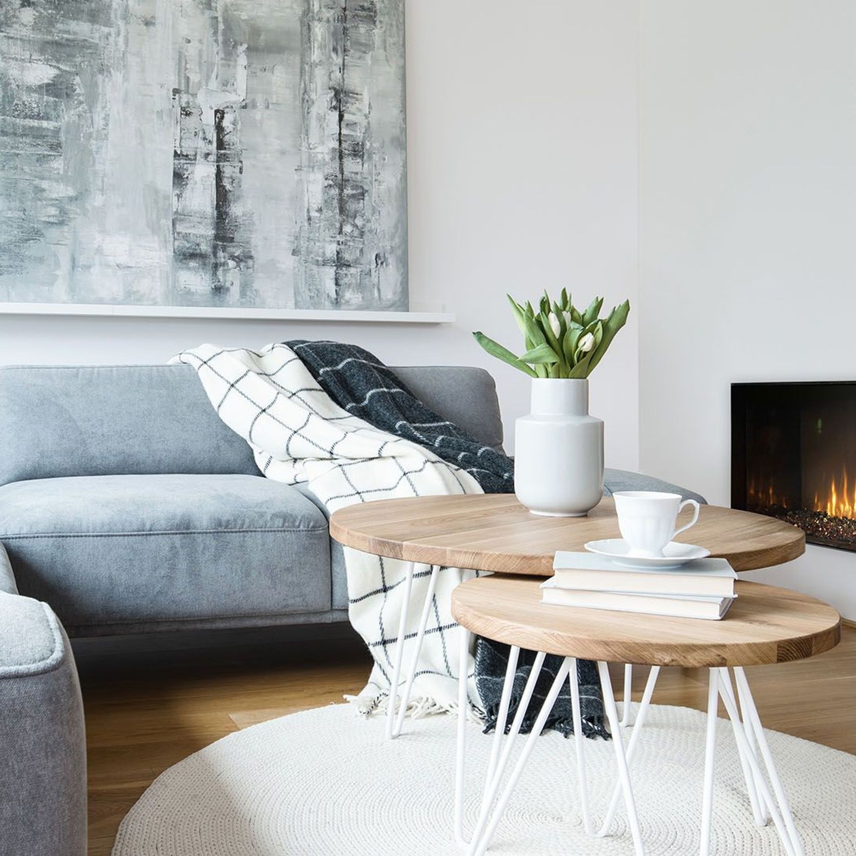 Ambe Multi49 Electric Fireplace | Landscape/Corner/Bay gallery detail image
