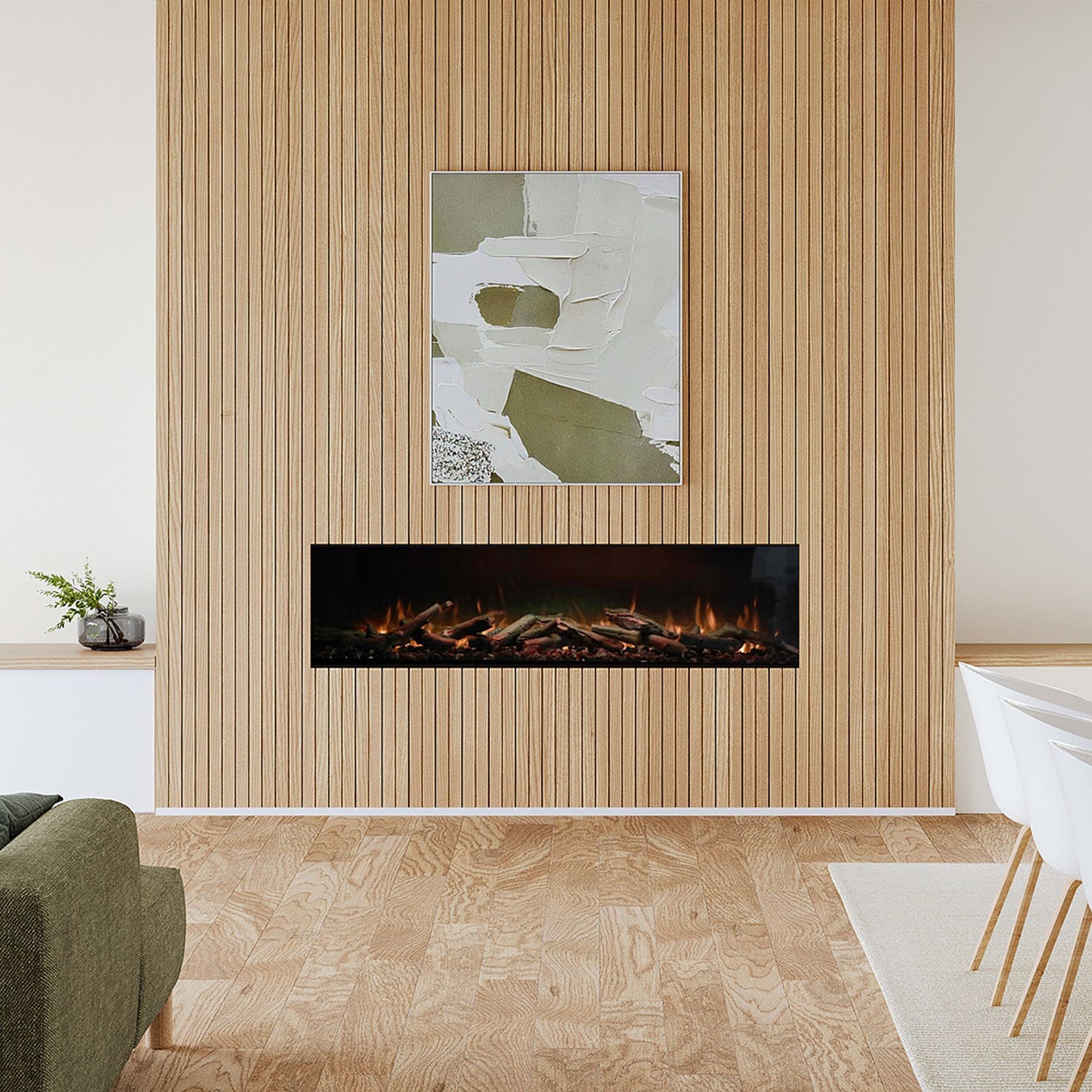 Ambe Multi65 Electric Fireplace | Landscape/Corner/Bay gallery detail image