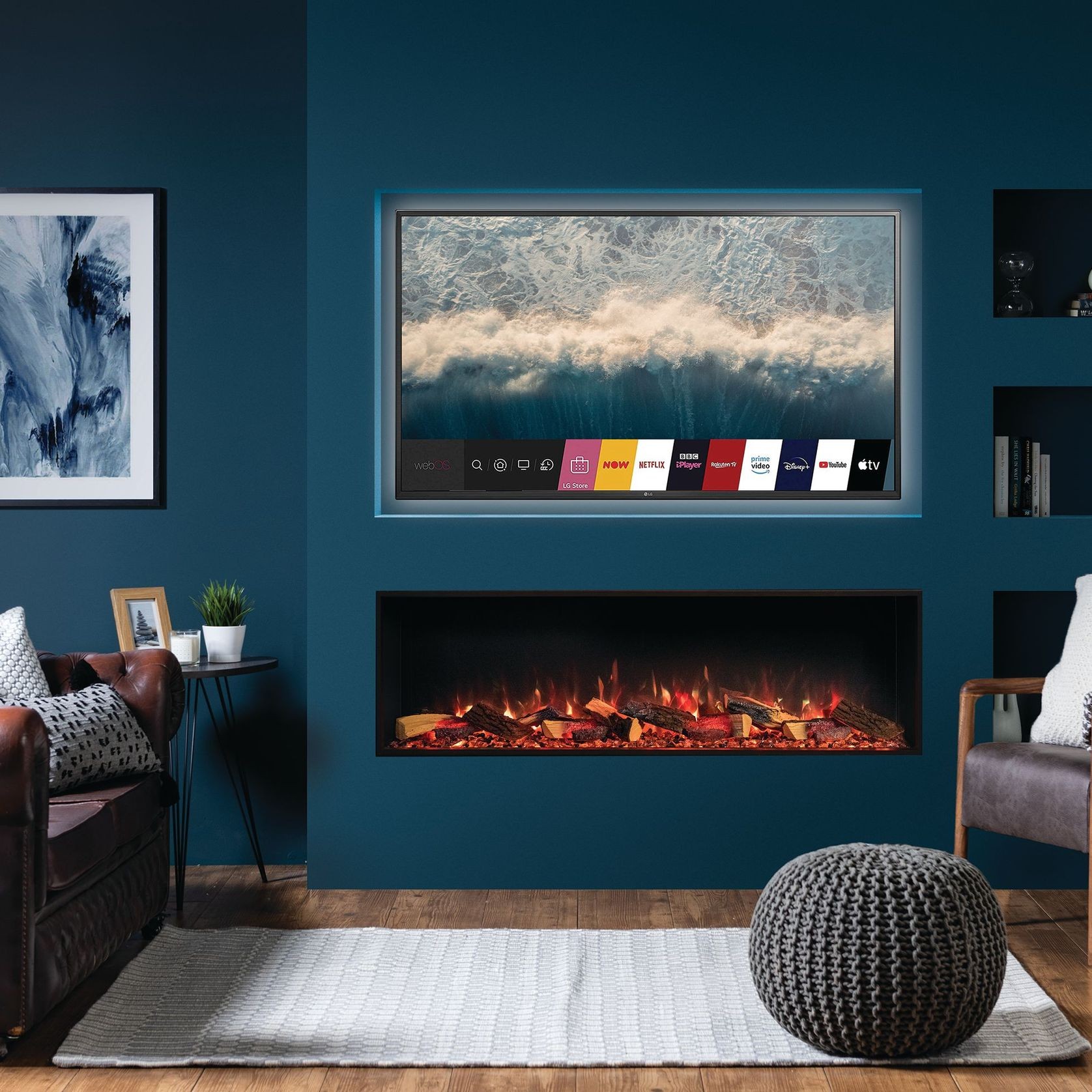 Onyx Avanti Electric Fireplace Range gallery detail image