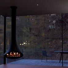 VisionLINE Cove Suspended LCD Electric Fire gallery detail image