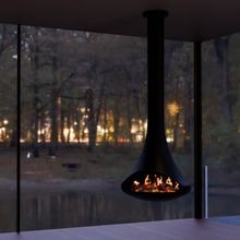 VisionLINE Cove Suspended LCD Electric Fire gallery detail image