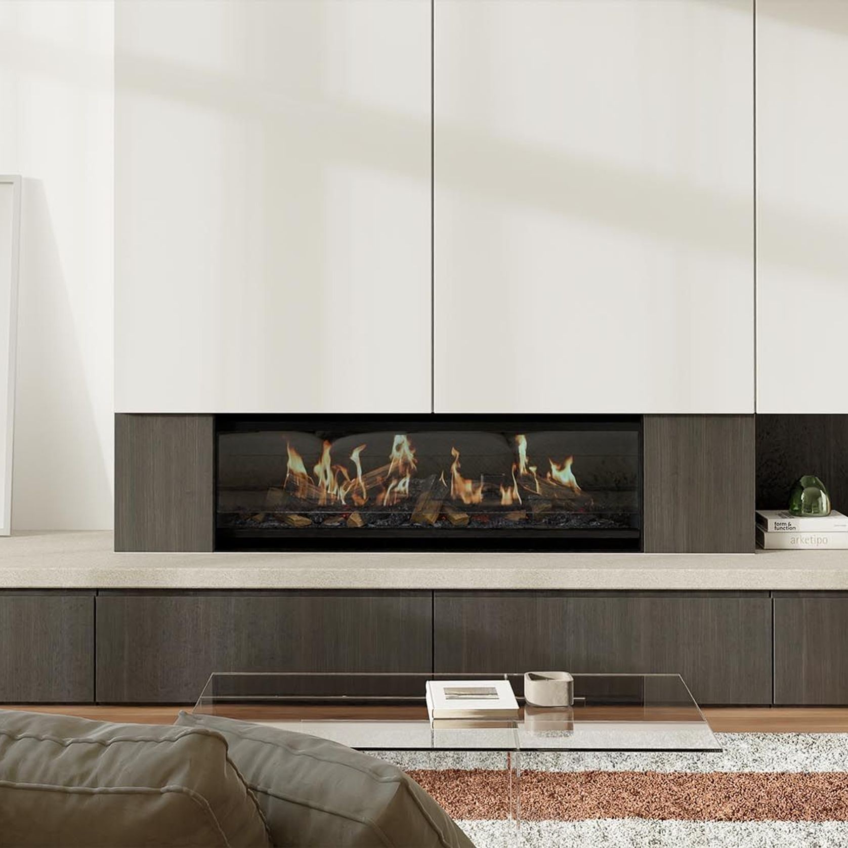 Escea LE1250 Holographic Electric Fireplace gallery detail image