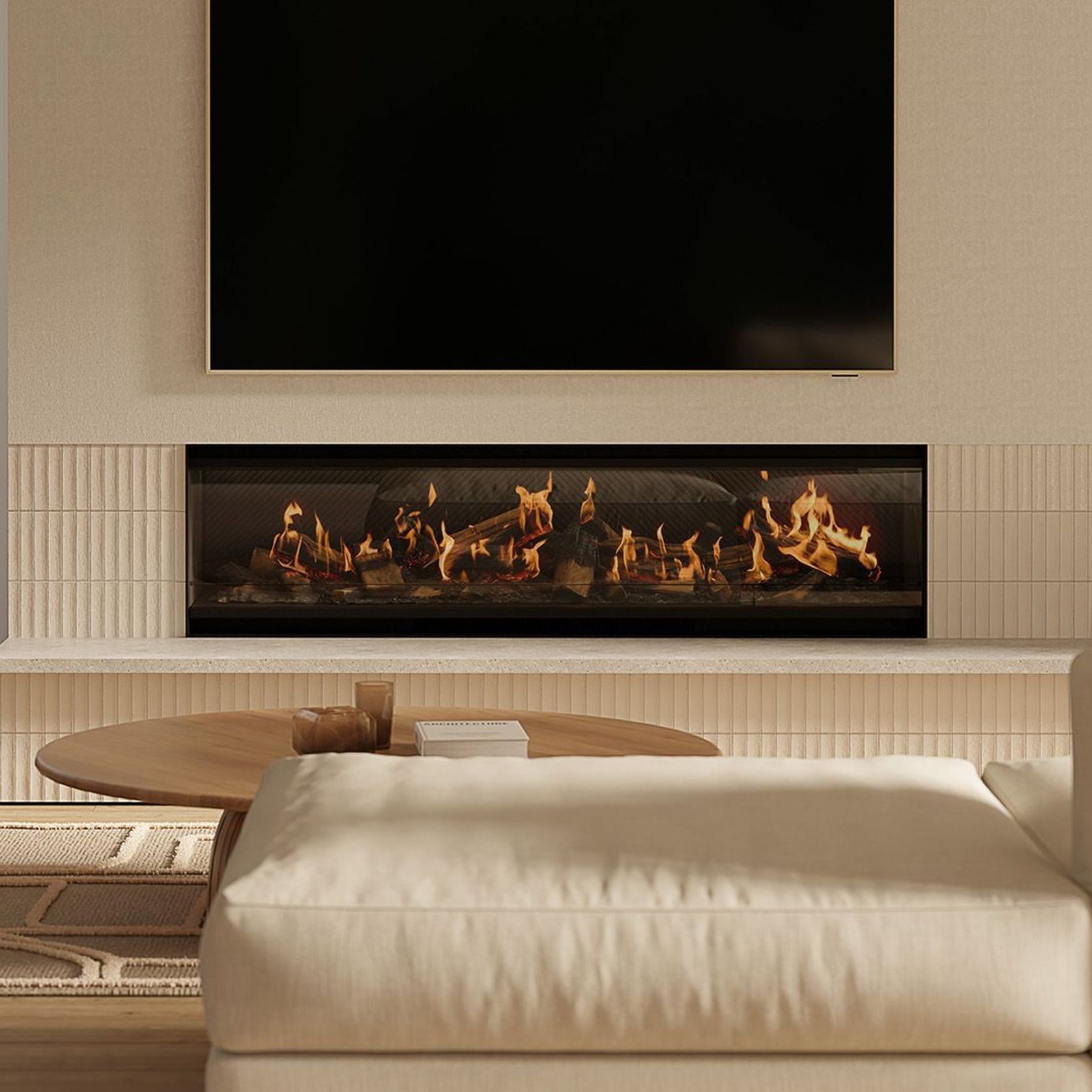 Escea LE1550 Holographic Electric Fireplace gallery detail image