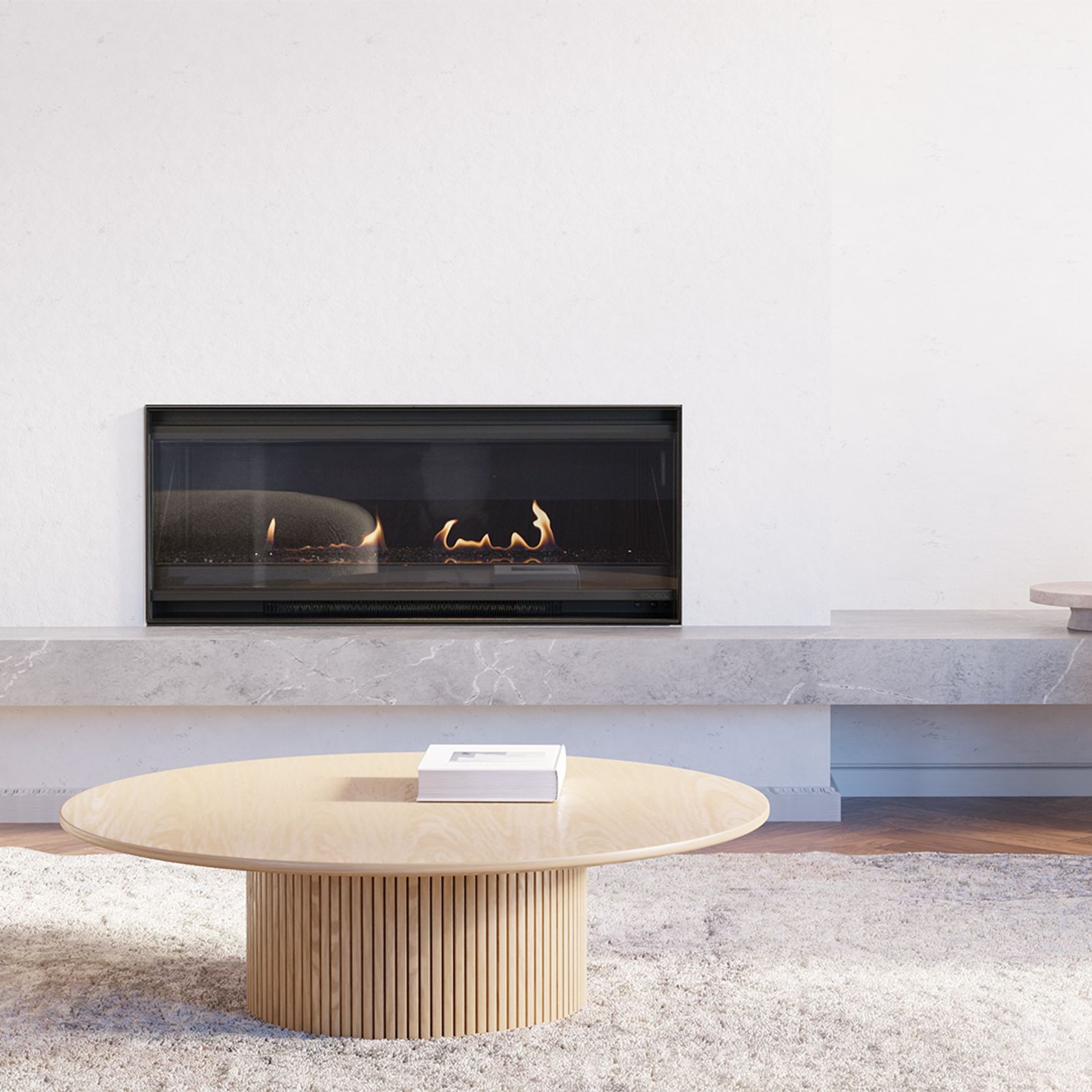 Escea LR1000 Inbuilt Electric Fireplace gallery detail image