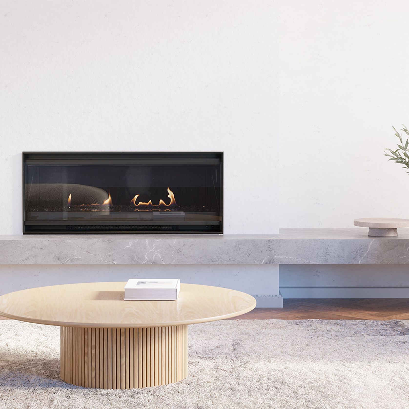 Escea LR1000 Inbuilt Electric Fireplace gallery detail image