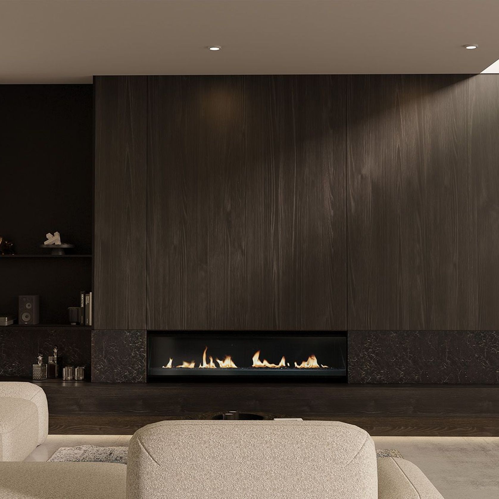 Escea LR1550 Inbuilt Electric Fireplace gallery detail image