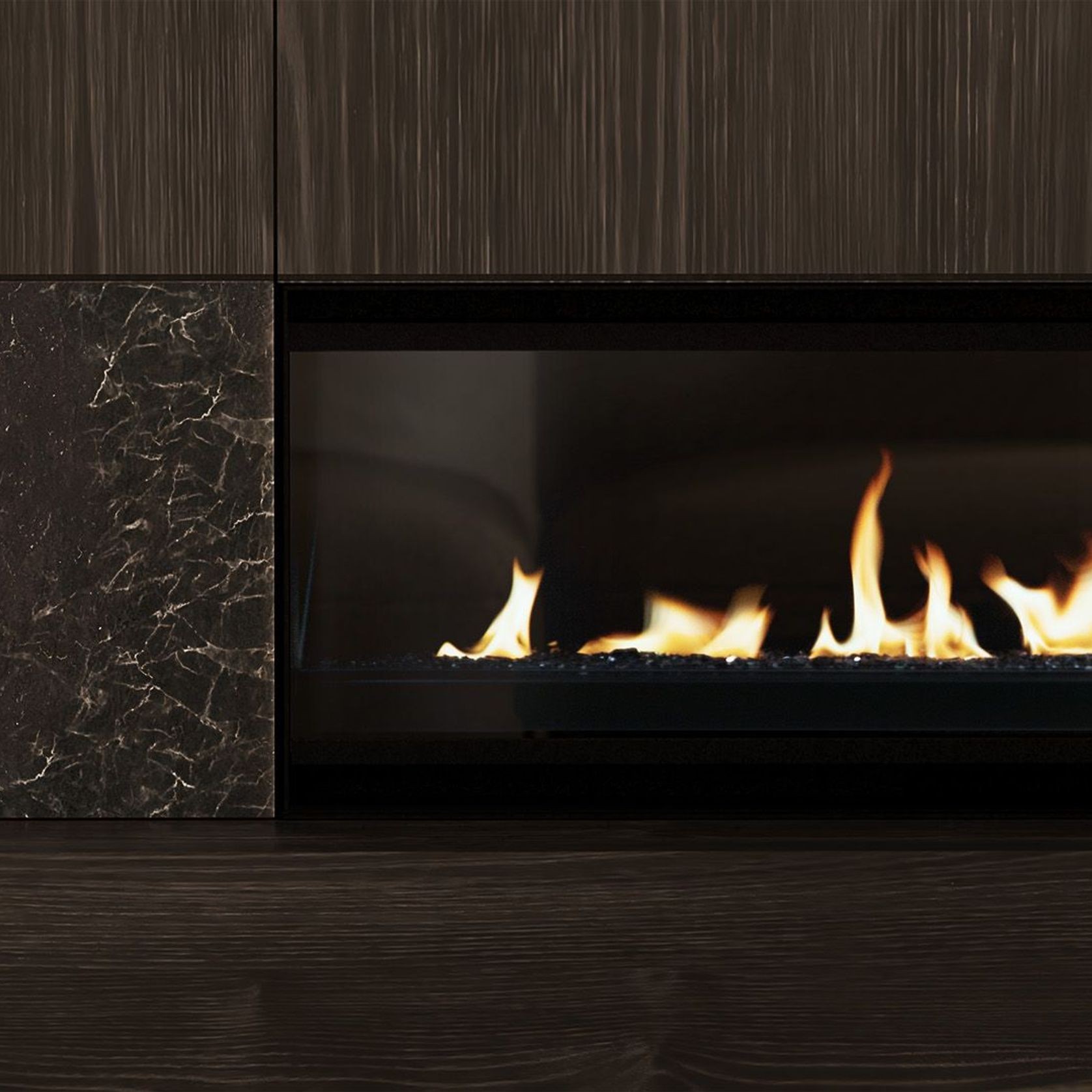 Escea LR1550 Inbuilt Electric Fireplace gallery detail image